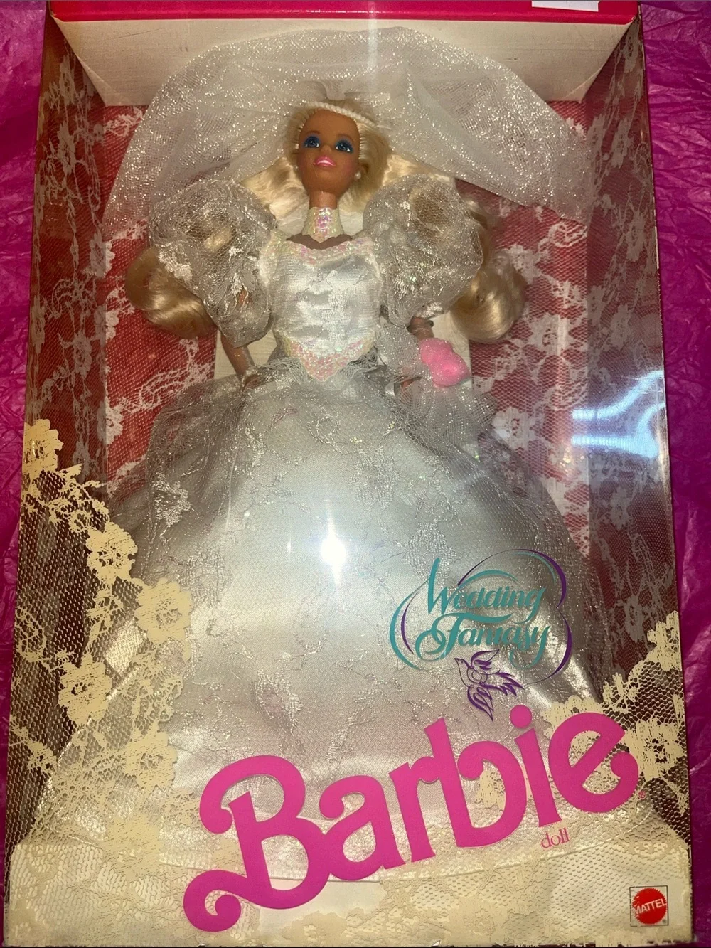 1989 Wedding Fantasy Barbie doll (Model No. 2125) Mattel NRFB